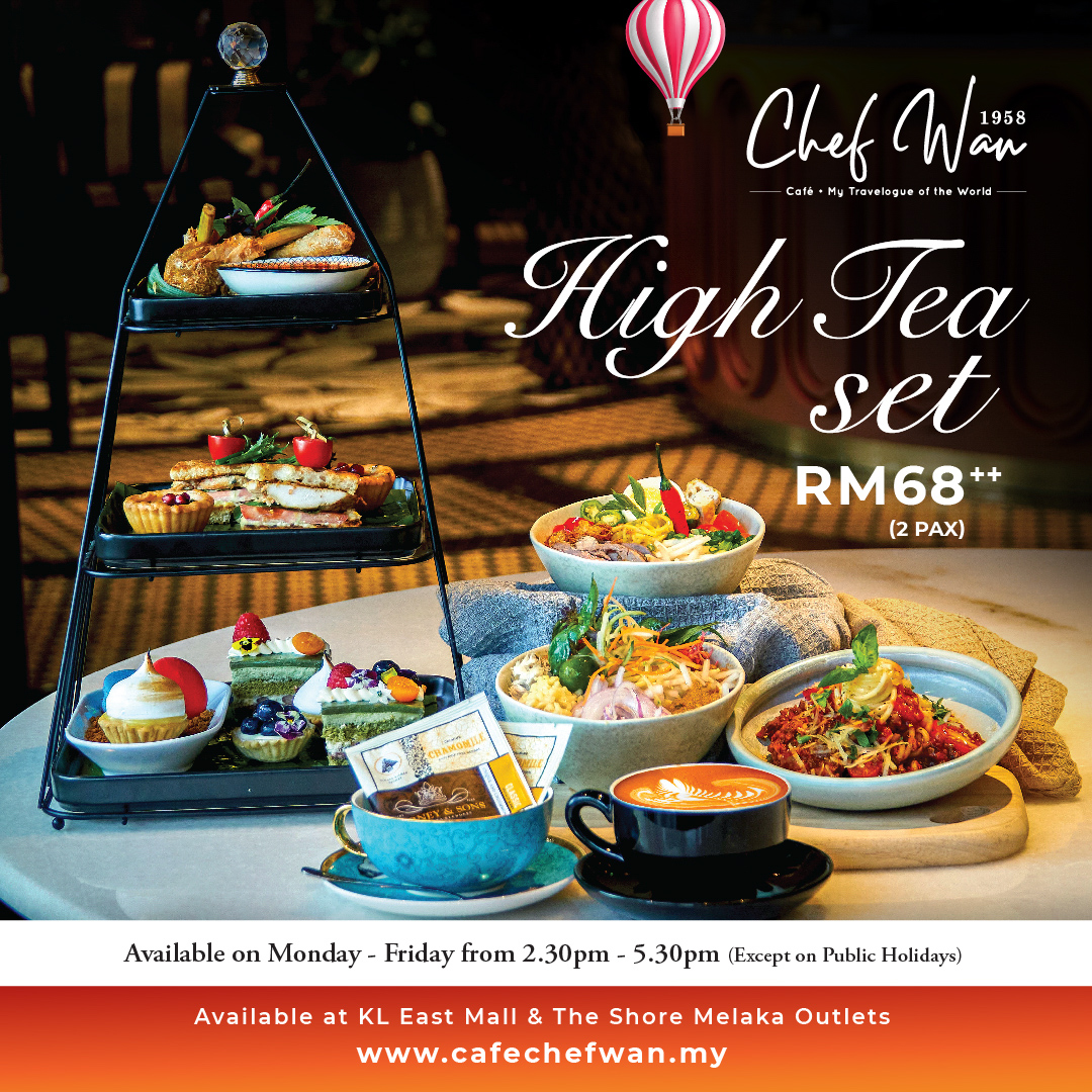 Eat Drink KL Cafe Chef Wan Weekday High Tea Set in KL East Mall